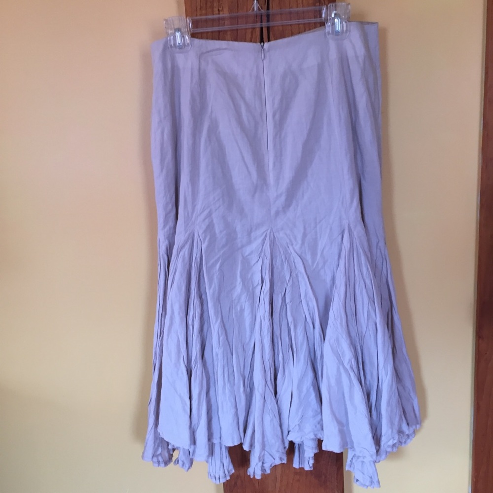 Ronan Chen cotton-metal blend skirt Sz 2
